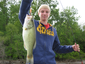 Bass caught charter fishing with DownDay Charters Lake Erie Monroe, Michigan