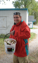 Perch caught charter fishing lake Erie with DownDay Charters